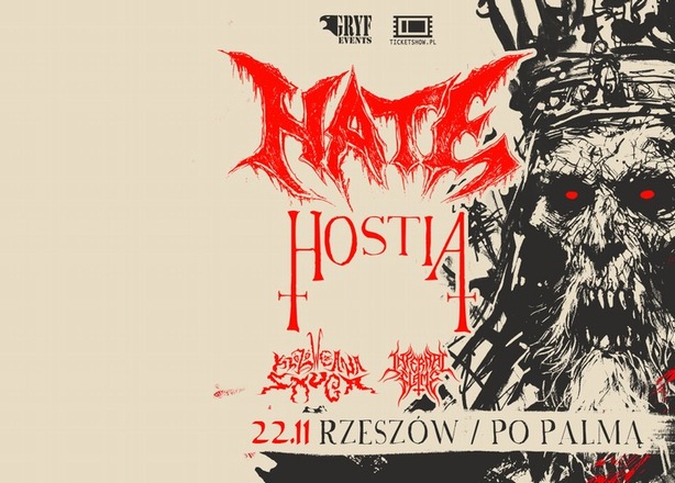 Tickets for  Koncert Hate / Hostia / Infernal Flame / Królówczana Smuga klub Pod Palmą