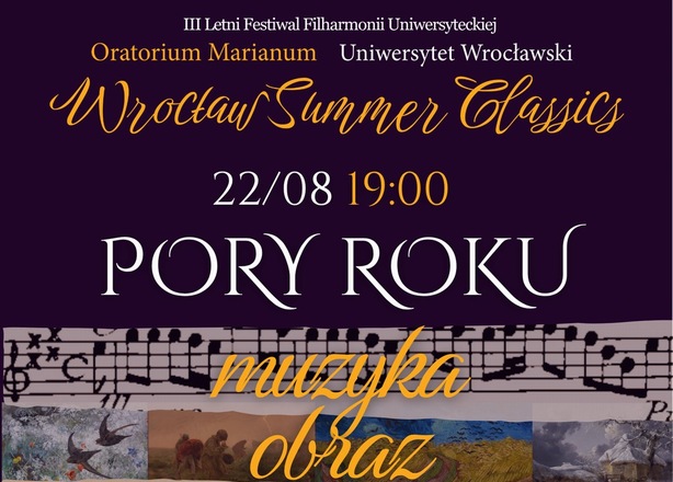 Tickets for  Pory Roku – muzyka, poezja, obraz